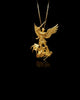 Gold St Michael Conqueror Pendant
