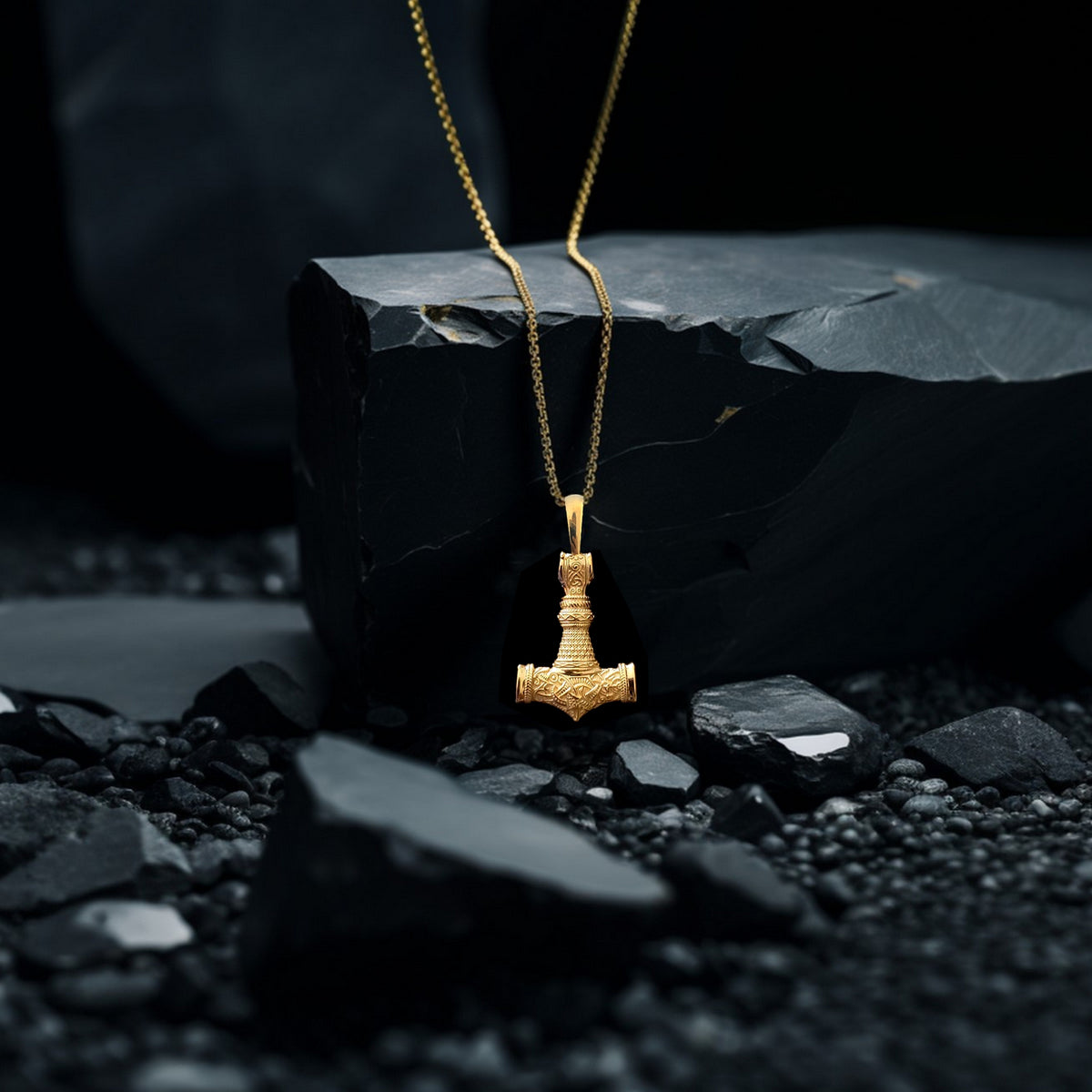 Solid gold mjolnir Clearance