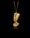 Gold Nefertiti Pendant 2