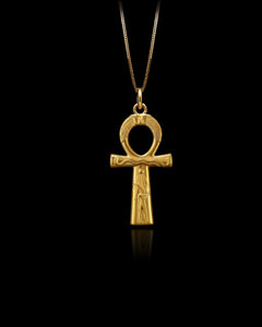 Gold Ankh of the Afterlife Pendant