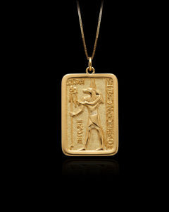 Gold Anubis Pendant