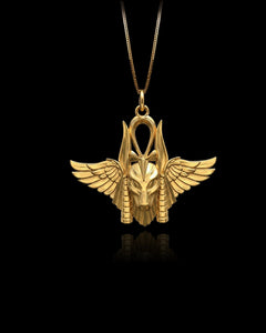 Gold Anubis Pendant