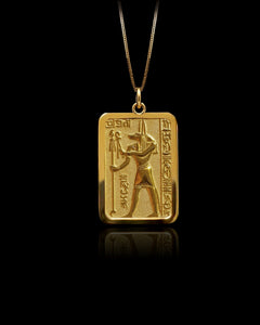 Gold Anubis Pendant