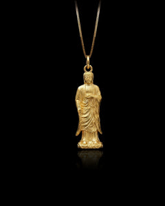 Gold Buddha Harmony Pendant