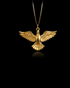 Gold Dove Pendant