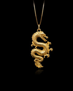 Gold Dragon Pendant