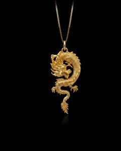 Gold Dragon Pendant