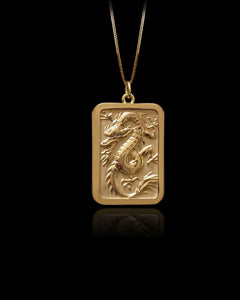 Gold Dragon Pendant