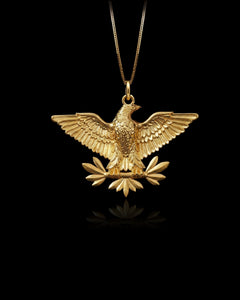 Gold Eagle Pendant