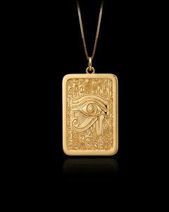 Gold Eye of Ra Pendant