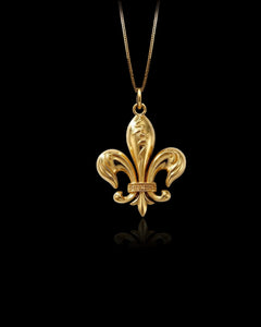 Gold Fleur de Lis Pendant