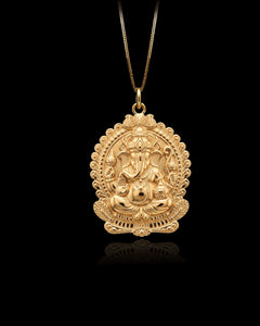 Gold Ganesh Pendant
