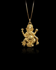 Gold Ganesh Pendant