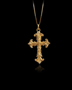 Gold Henia Cross Pendant