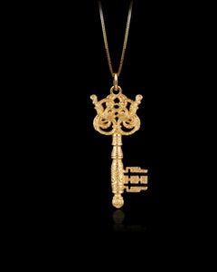 Gold Key Pendant