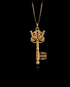 Gold Key Pendant