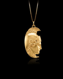 Gold Athena Pendant