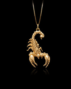 Gold Scorpio Pendant