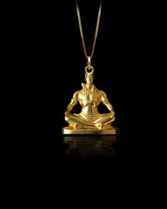 Gold Shiva Pendant