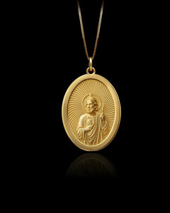 Gold St Jude Pendant