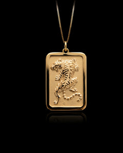 Gold Tiger Pendant
