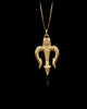 Gold Trident Pendant