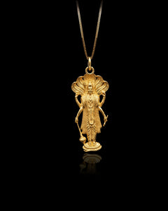 Gold Vishnu Pendant