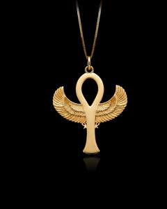 Winged Ankh Pendant