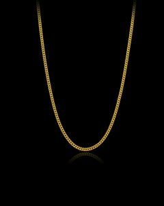 14K Solid Gold Curb Chain