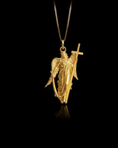 Gold St Gabriel Pendant
