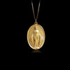 Gold Virgin Mary Pendant