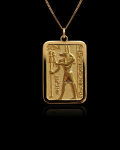 Gold Anubis Pendant