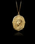 Gold Jesus Medallion Pendant