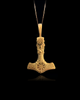 Gold Mjolnir Pendant
