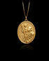 Gold St Christopher Pendant