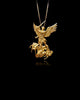 Gold St Michael Pendant 8