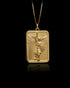 Gold St Michael Celestial Pendant