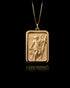 Gold St Michael Returnal Pendant