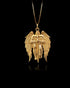 Gold St Michael Protector Pendant