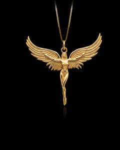 Gold Angel Pendant