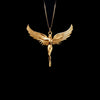Gold Woman Angel Pendant