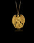 Gold Praying Angel Pendant
