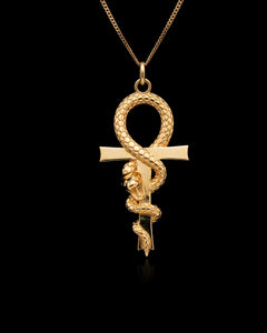 Gold Sacred Ankh Pendant