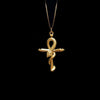 Gold Key of Ankh Pendant