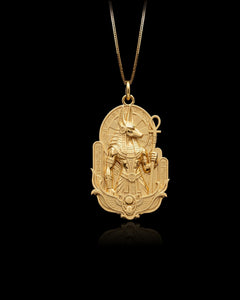 Gold Anubis Pendant