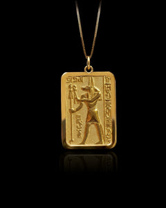 Gold Anubis Pendant