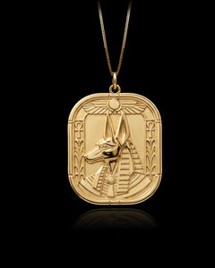 Gold Anubis Pendant