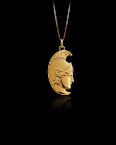Gold Athena Pendant