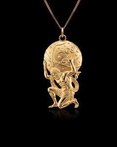 Gold Atlas Titan Pendant