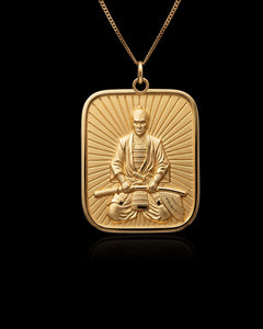 Gold Bushido Samurai Pendant